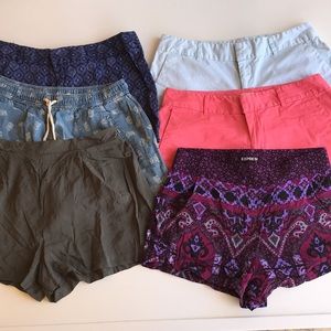 6 Shorts bundle sizes s-m